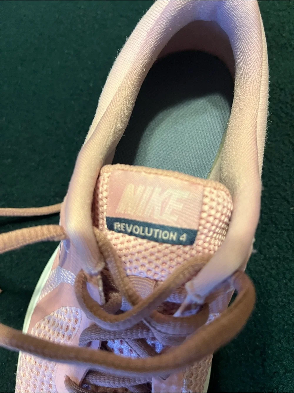 Nike Two Tone Pink Athletic Sneakers with Mesh Upper